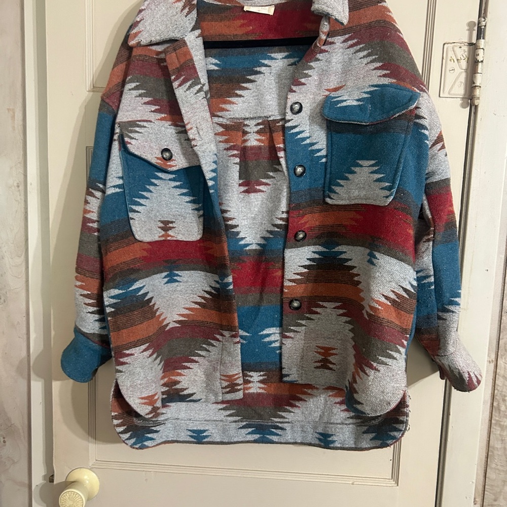 Altar'd State Aztec Patterned Jacket - image 1